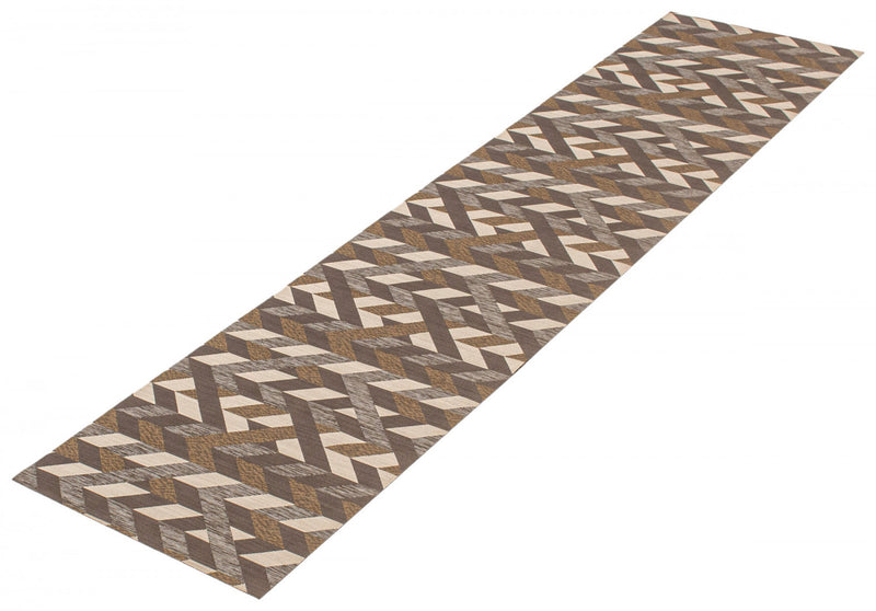 Bellezza Dark Brown 2'2\" x 40'0\" Area Rug