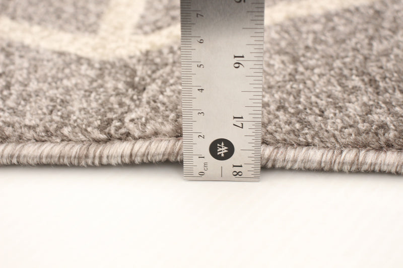 Anandi Grey-Ivory Area Rug - 5'3\" x 7'3\"