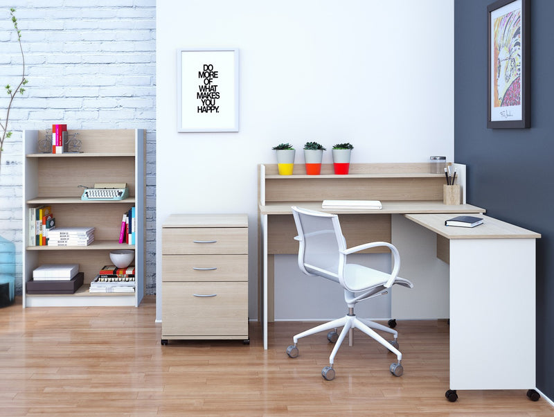 Nordika 3-Drawer Filing Cabinet - Natural Maple