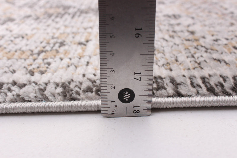 Leandra Taupe/grey Rug 3'11\" X 5'11\" Area Rug