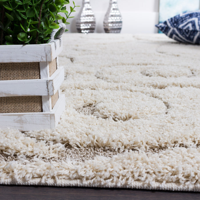 Oakville Cream Curves 4x6 Area Rug