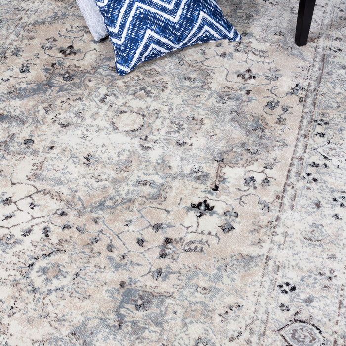 Far Beige 3x5 Area Rug