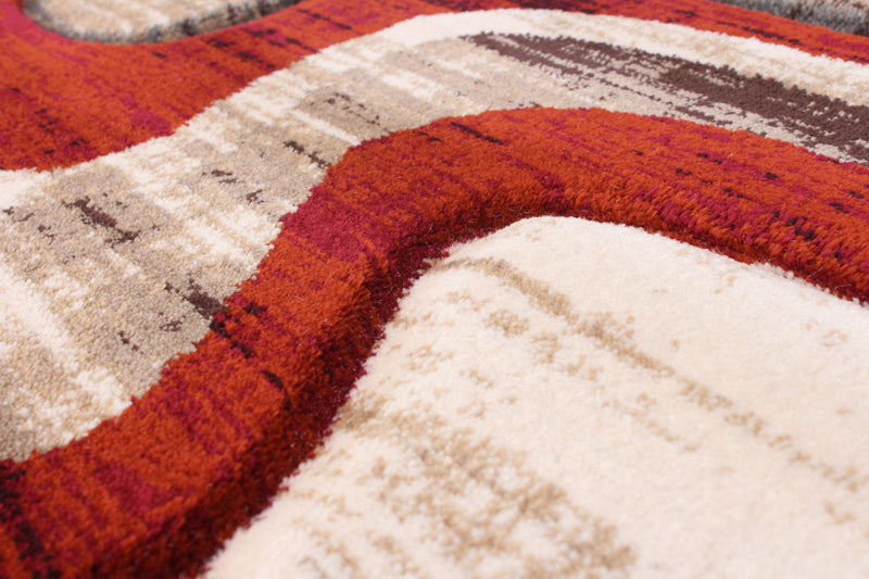 Allonah Red Area Rug - 7'10\" X 10'2\" 
