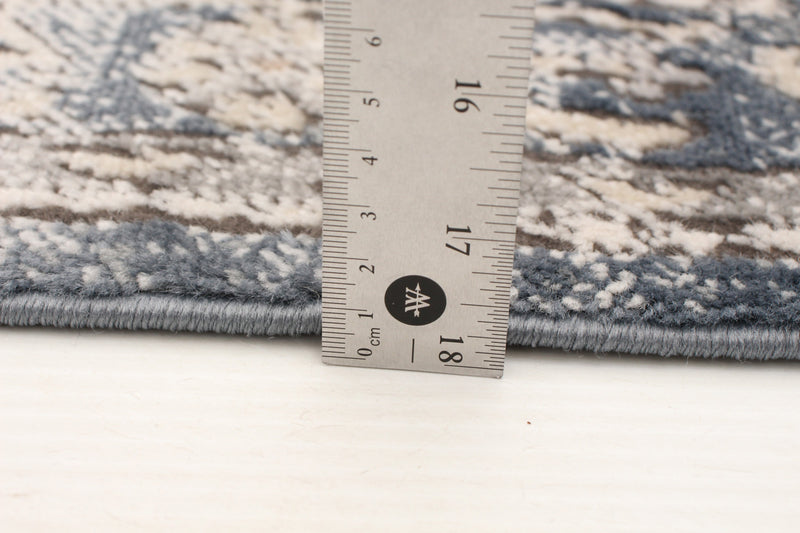 Octavian Bijar Blue Area Rug - 2'7\" x 8'2\"