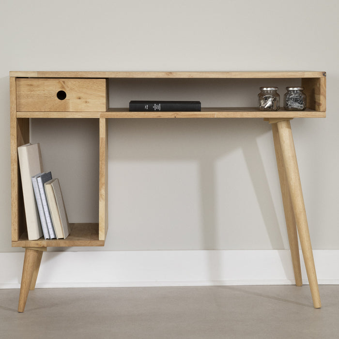 Kodali Computer Desk - Natural Wood 
