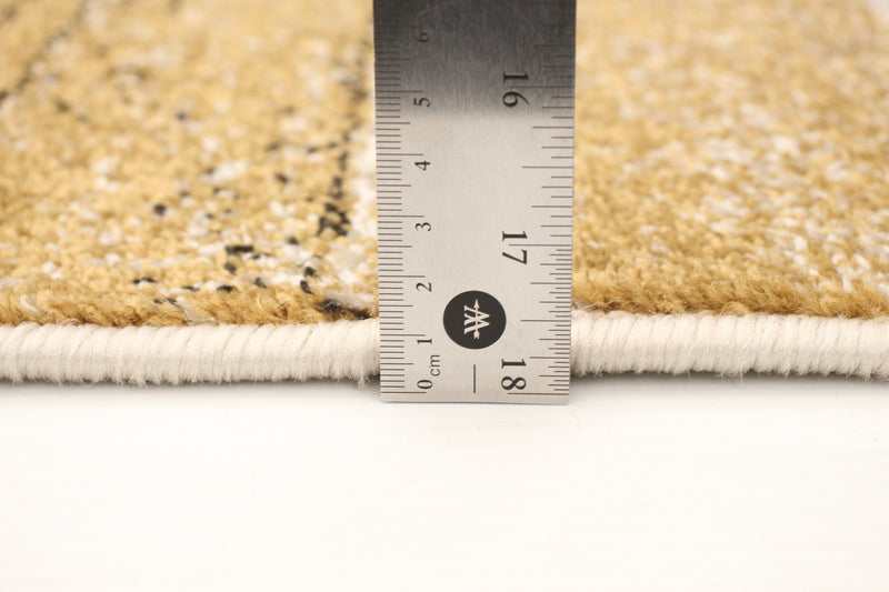 Aya Ivory-Brown Area Rug - 5'3\" x 7'3\"