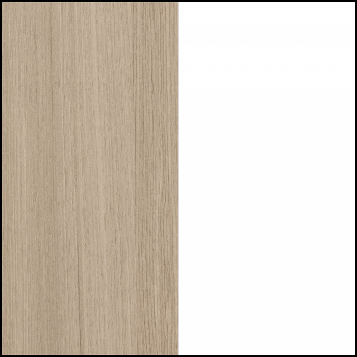Munich Headboard - White and Soft Elm 