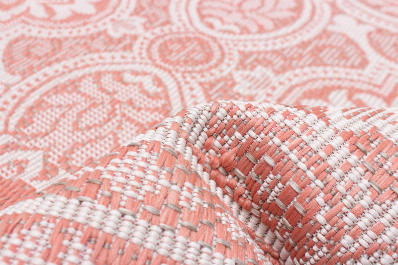 Neisha Traditional Coral Rug 6'7\" X 9'6\" Area Rug