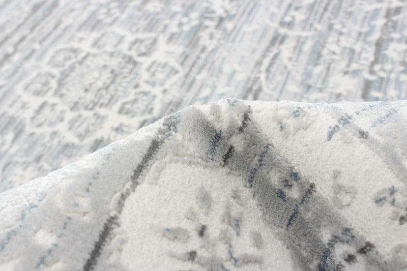 Shaleigh Cream, Grey Rug 5'3\" X 7'3\" Area Rug