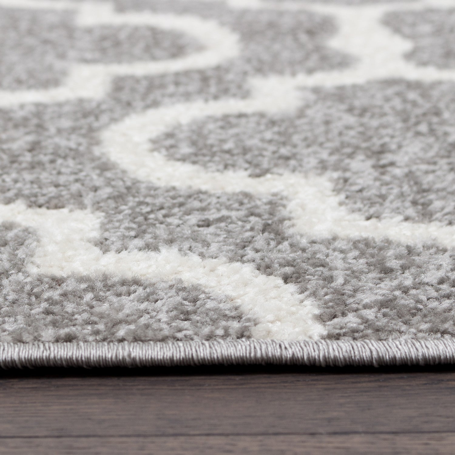 Lav Lat Grey 5x8 Area Rug - The Brick