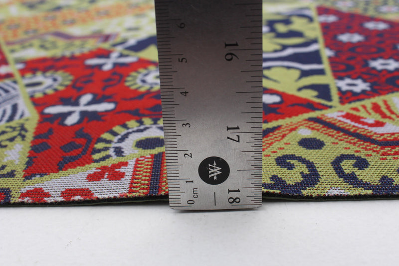 Bellezza Red / Green 2'2\" x 12'0\" Area Rug