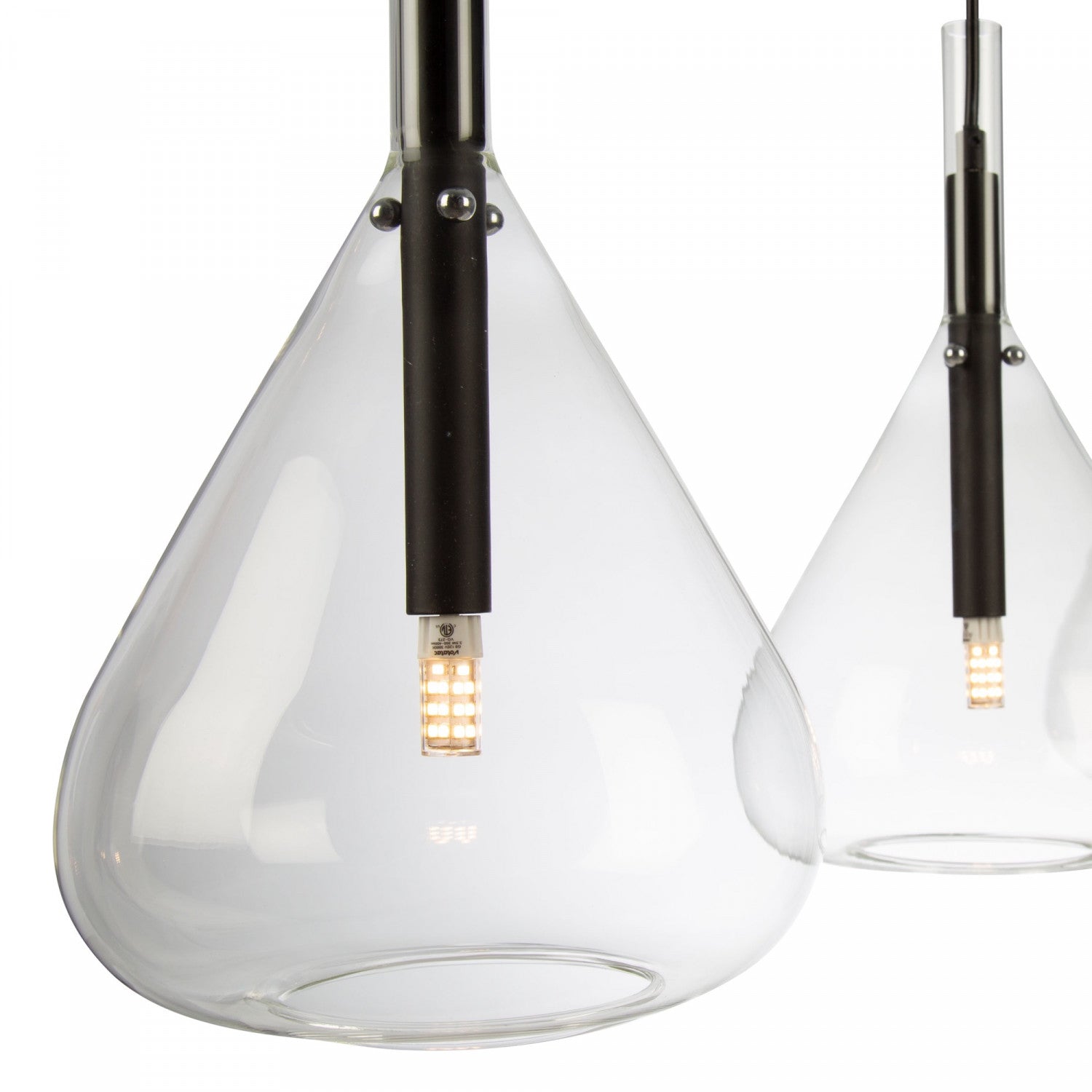 Conic 4-Light Black Ceiling Light - The Brick
