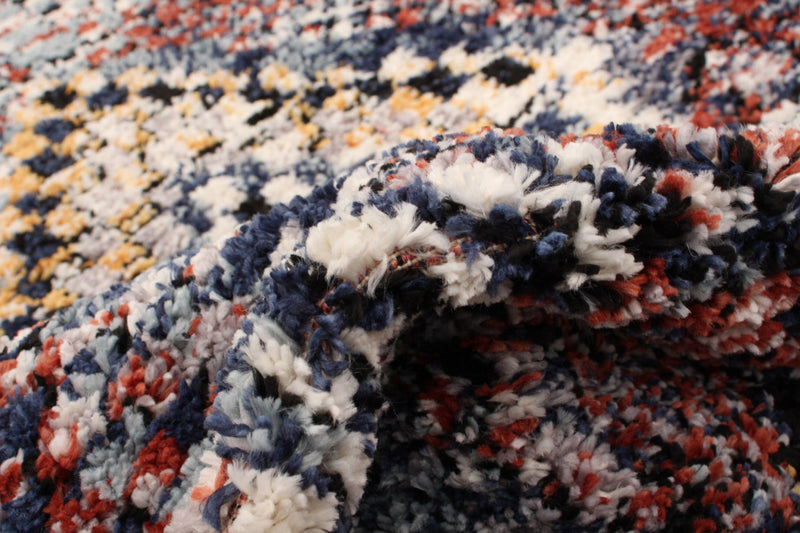 Makondo Mosaique Blue Area Rug - 5'3\" x 7'3\"
