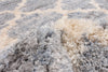 Dimity Grey/Light Blue Area Rug - 3'11" x 5'7"