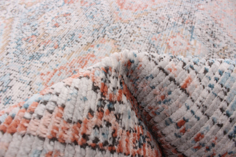 Leandra Copper/bluer Rug 5'3\" X 7'3\" Area Rug