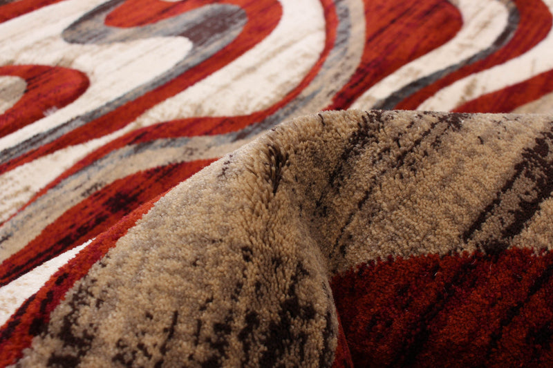 Allonah Red Area Rug - 7'10\" X 10'2\" 