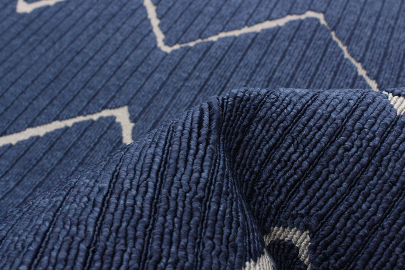 Kimi Blue 6'7\" x 9'6\" Area Rug