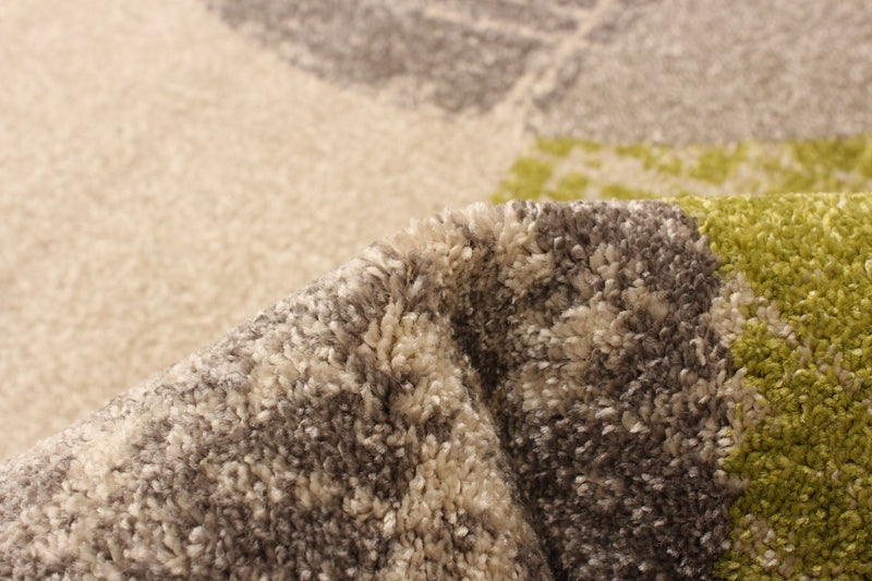 Ellegance Ivory / Green 7'10\" x 10'2\" Area Rug