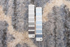 Dimity Grey/Light Blue Area Rug - 3'11" x 5'7"