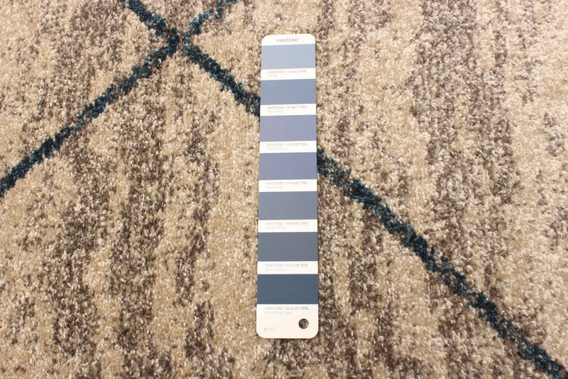 Grande Ivory-Blue 7'10\" x 10'2\" Area Rug