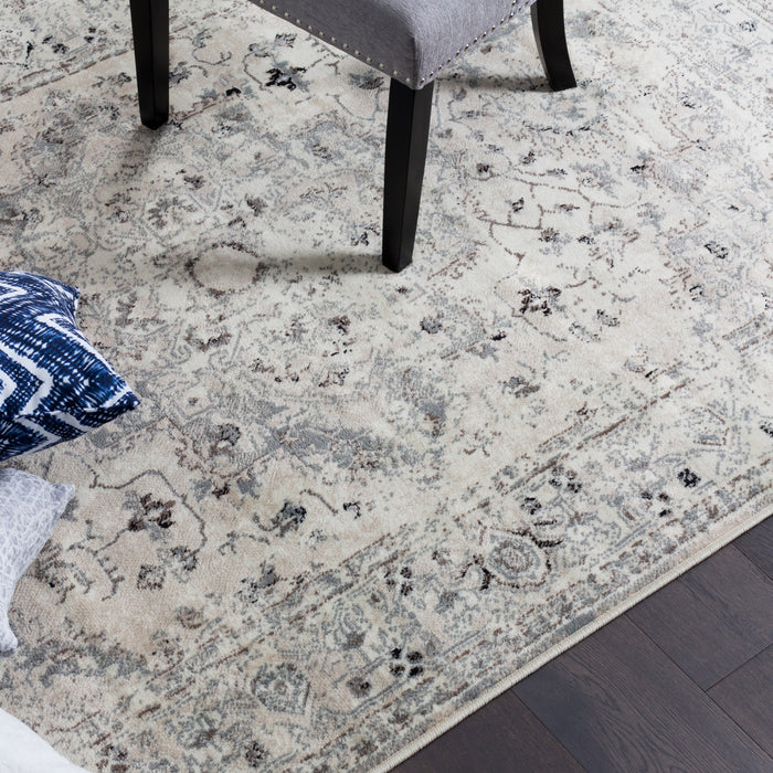 Far Beige 3x5 Area Rug