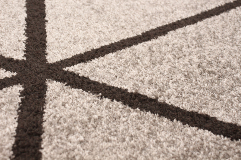 Anandi Grey-Brown Area Rug - 3'11\" x 5'7\"