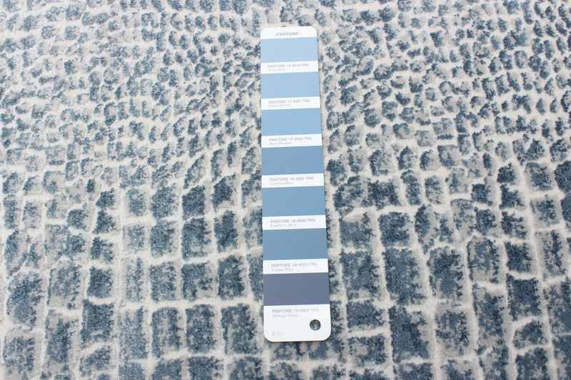 Kecia Navy/cream Rug 8'0\" X 10'0\" Area Rug