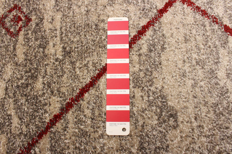 Grande Ivory/Red 7'10\" X 10'2\" Area Rug