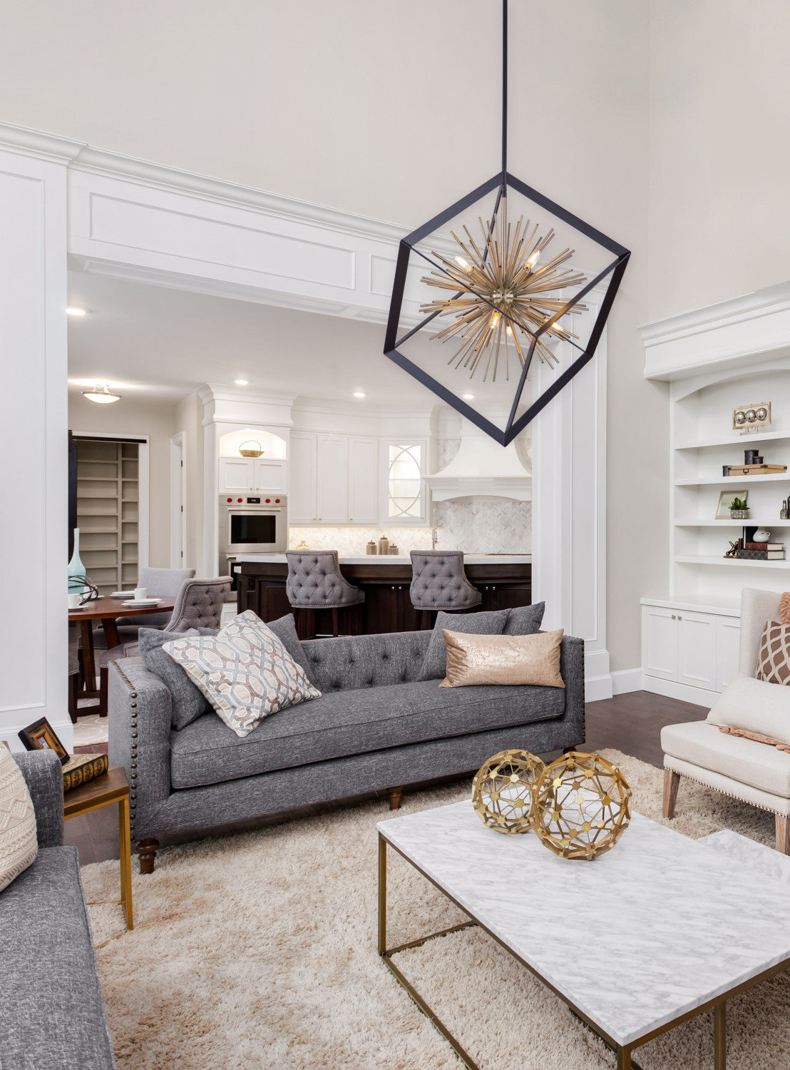 Sunburst 8-Light Chandelier - The Brick