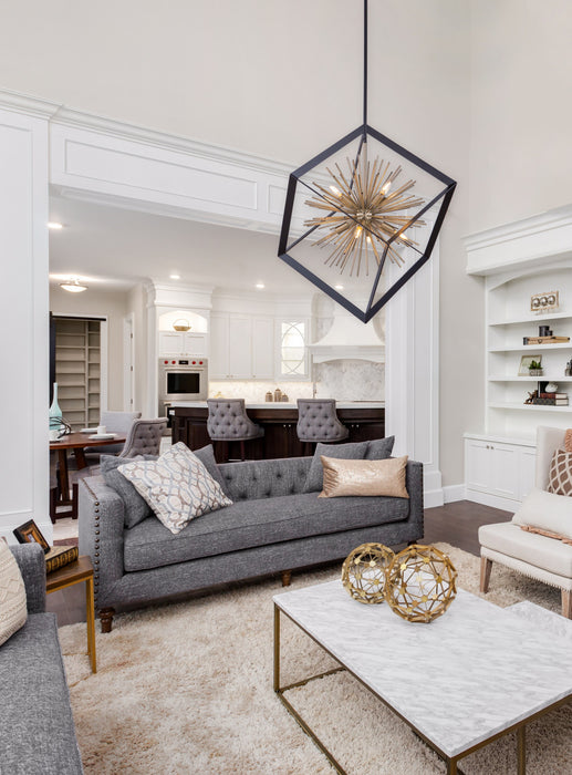 Sunburst  8-Light Chandelier
