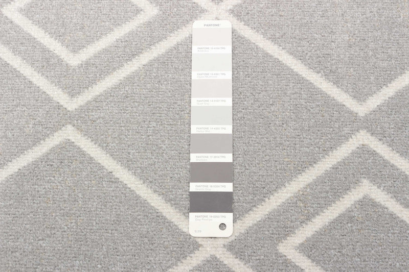 Kenza Grey Machine Washable Area Rug - 2'6\" x 8'0\"