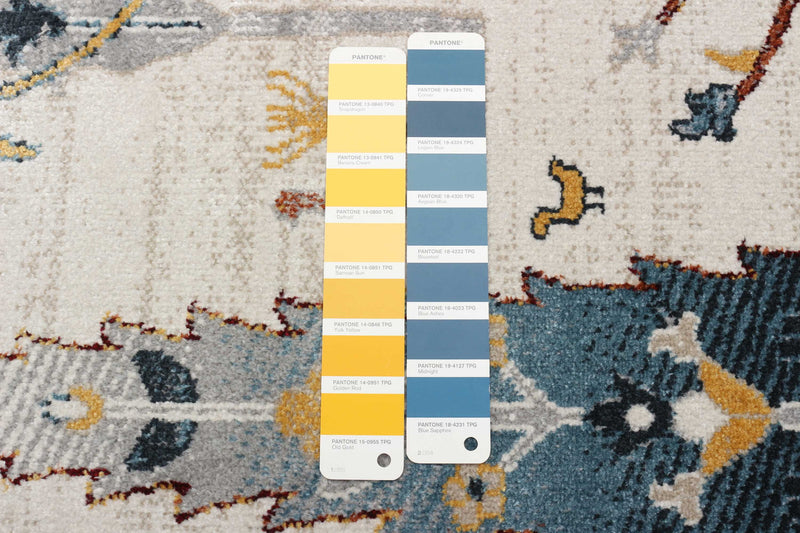 Pine Ivory Machine Washable Area Rug - 6'0\" x 9'0\"