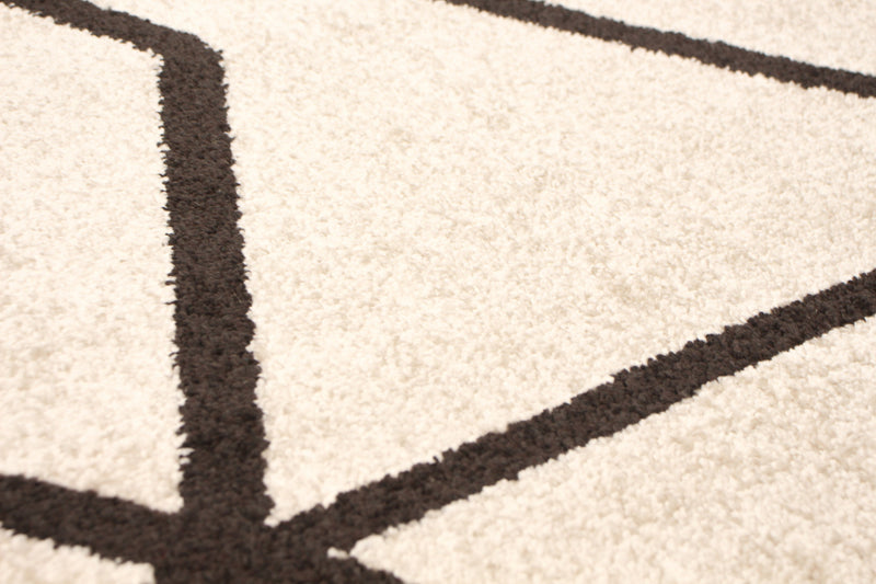 Anandi Ivory-Brown Area Rug - 3'11\" x 5'7\"