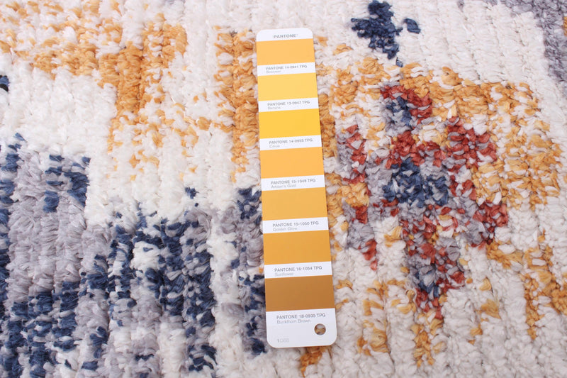 Paloma Quashqai White Area Rug - 3'11\" x 5'11\"