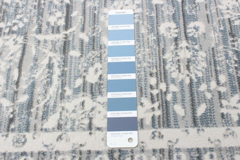 Shaleigh Cream, Grey Rug 5'3\" X 7'3\" Area Rug