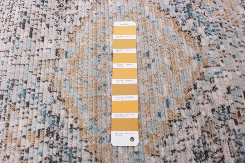 Leandra Taupe/blue Rug 5'3\" X 7'3\" Area Rug