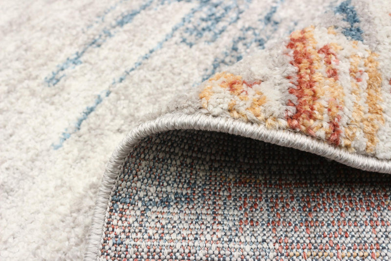 Vera Sun Ivory/Blue Area Rug - 5'2\" x 7'5\"