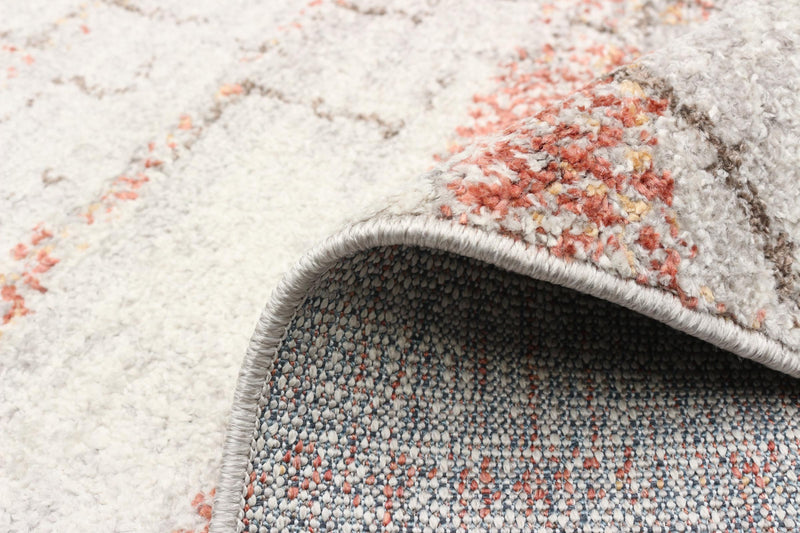 Vera Aztec Ivory/Copper Area Rug - 5'2\" x 7'5\"