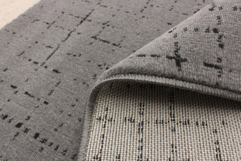 Theano Black 5'3\" x 7'7\" Area Rug