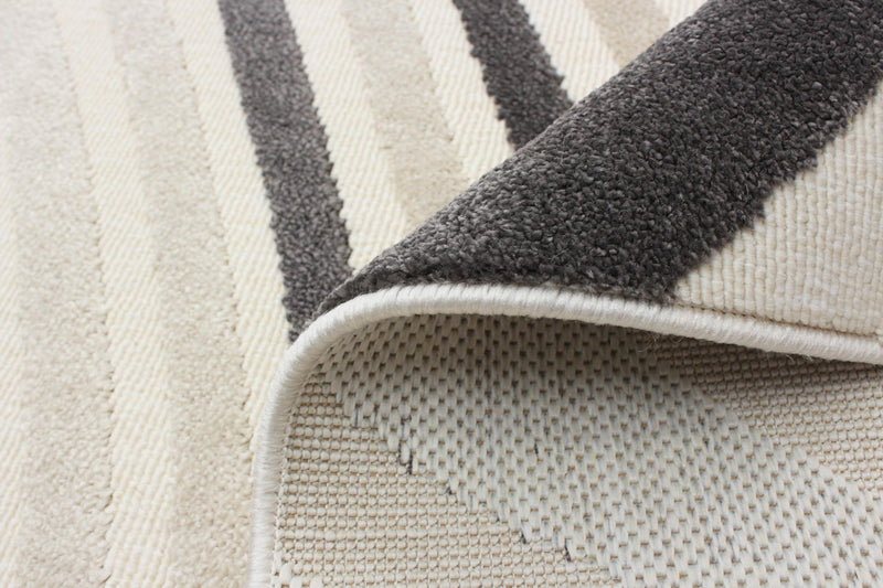 Nikkos Taupe 5'3\" x 7'7\" Area Rug