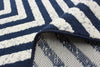 Dodie Blue-Ivory 6'7" x 9'6" Area Rug
