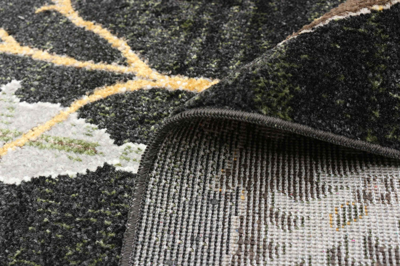 Pine Black Machine Washable Area Rug - 8'0\" x 10'0\"