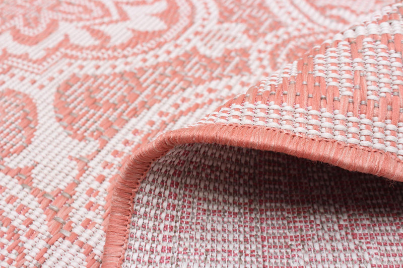 Neisha Traditional Coral Rug 6'7\" X 9'6\" Area Rug