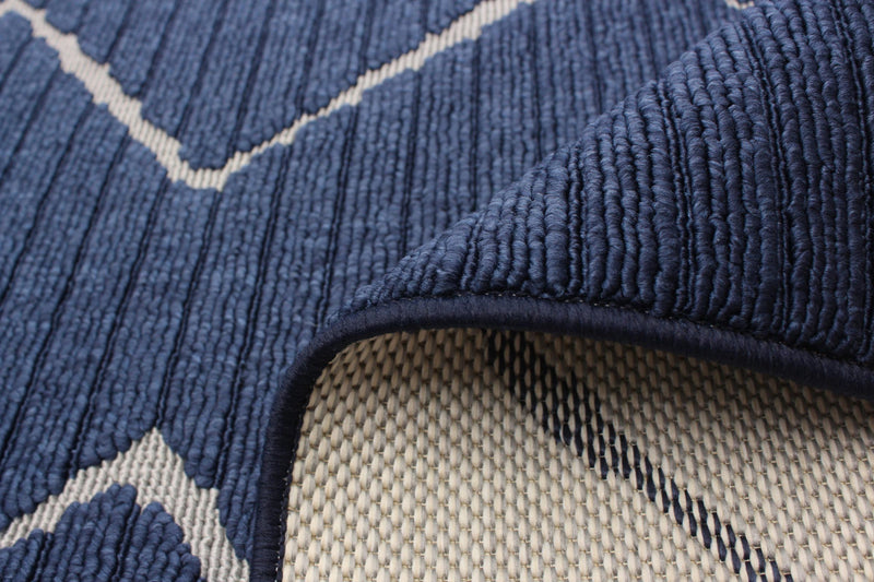 Kimi Blue 6'7\" x 9'6\" Area Rug