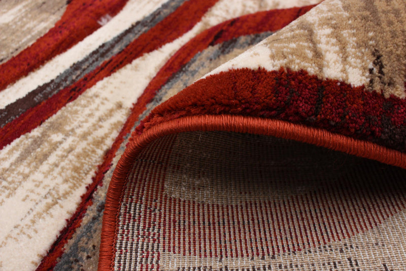 Allonah Red Area Rug - 7'10\" X 10'2\" 
