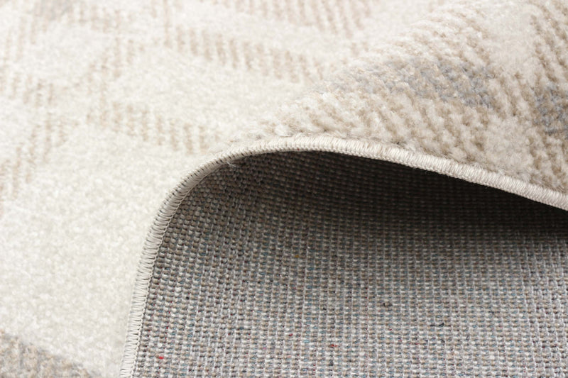 Roma Ivory Machine Washable Area Rug - 2'6\" x 8'0\"