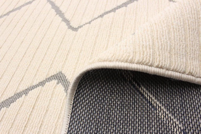 Kimi Ivory 6'7\" x 9'6\" Area Rug