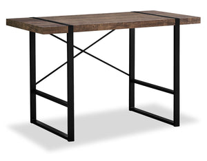 Avery Reclaimed Wood Look Desk - Brown