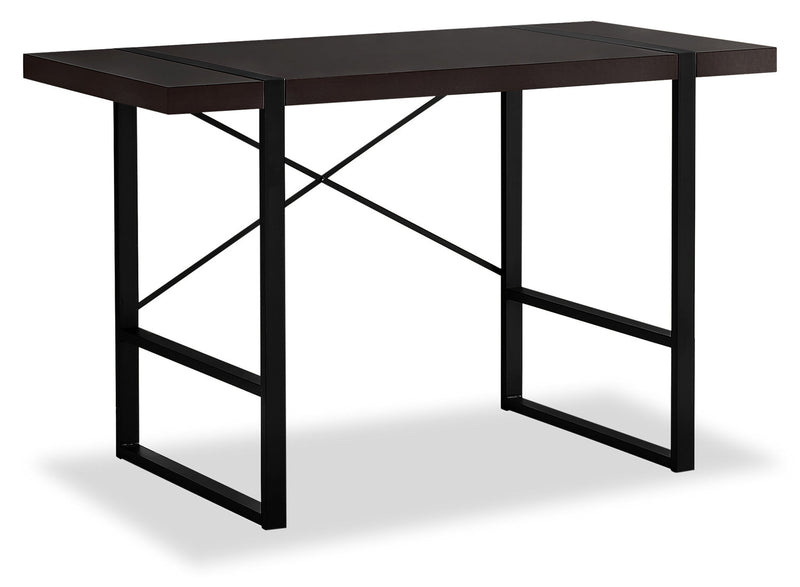 Avery 49\" Reclaimed Wood Look Office Desk - Brown