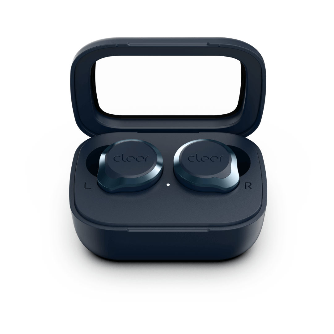 Cleer Audio ALLY PLUS II Wireless Earbuds Blue The Brick